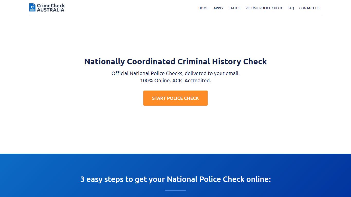 National Police Check Online | Crime Check Australia
